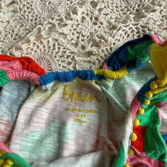 Biden Abstract Cotton Romper - Picture 3 of 4